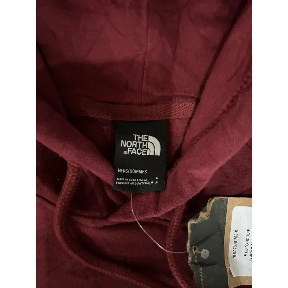 NWT The North Face Circular Design Half Dome Hoodie Mens Small Maroon